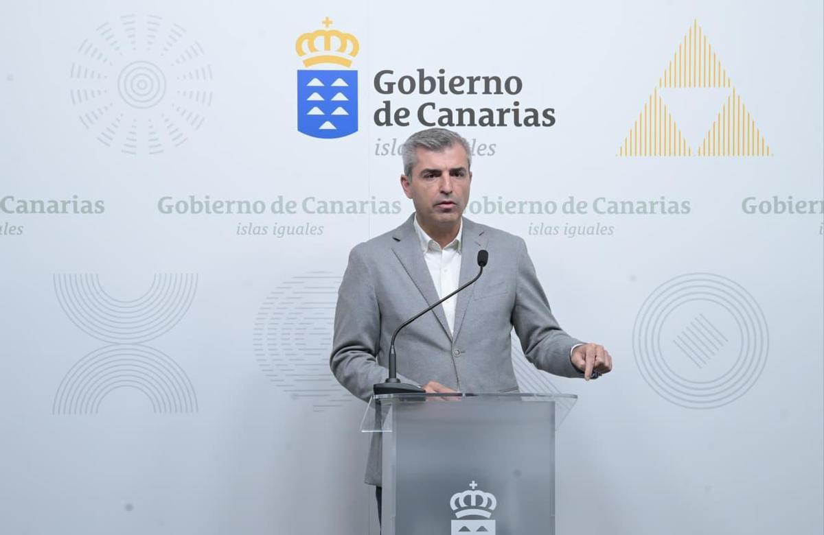 Manuel Domínguez, vicepresidente y consejero de Economía, Comercio y Autónomos