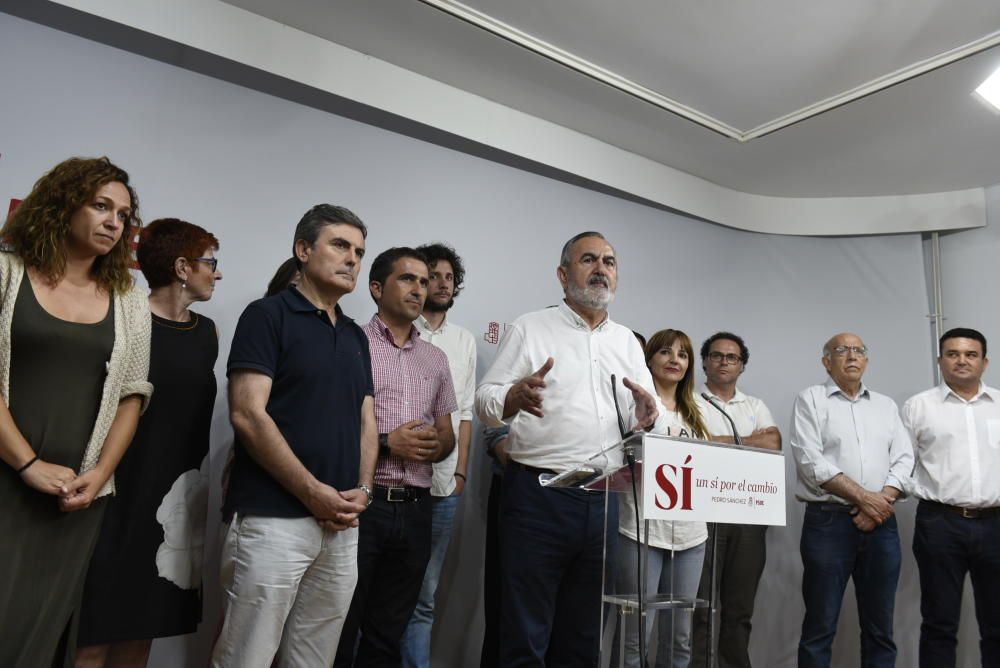 Noche electoral en el PSOE