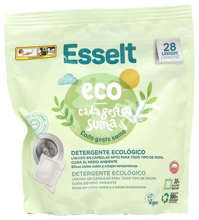 Eco Esselt detergente ecológico líquido en cápsulas
