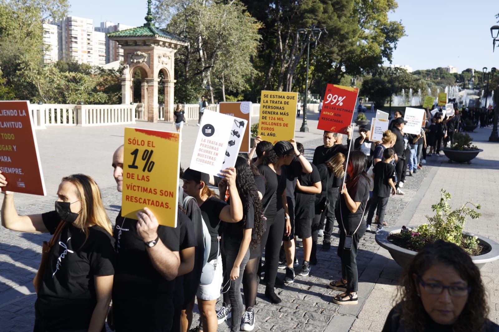 Marcha contra la trata de personas en Zaragoza