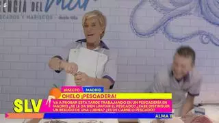 Chelo García-Cortés pasa a trabajar como pescadera tras el fin de Sálvame