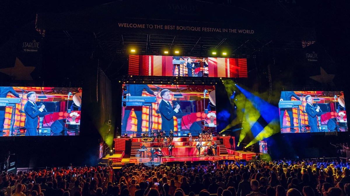 Luis Miguel, en uno de sus tres conciertos en Starlite este verano