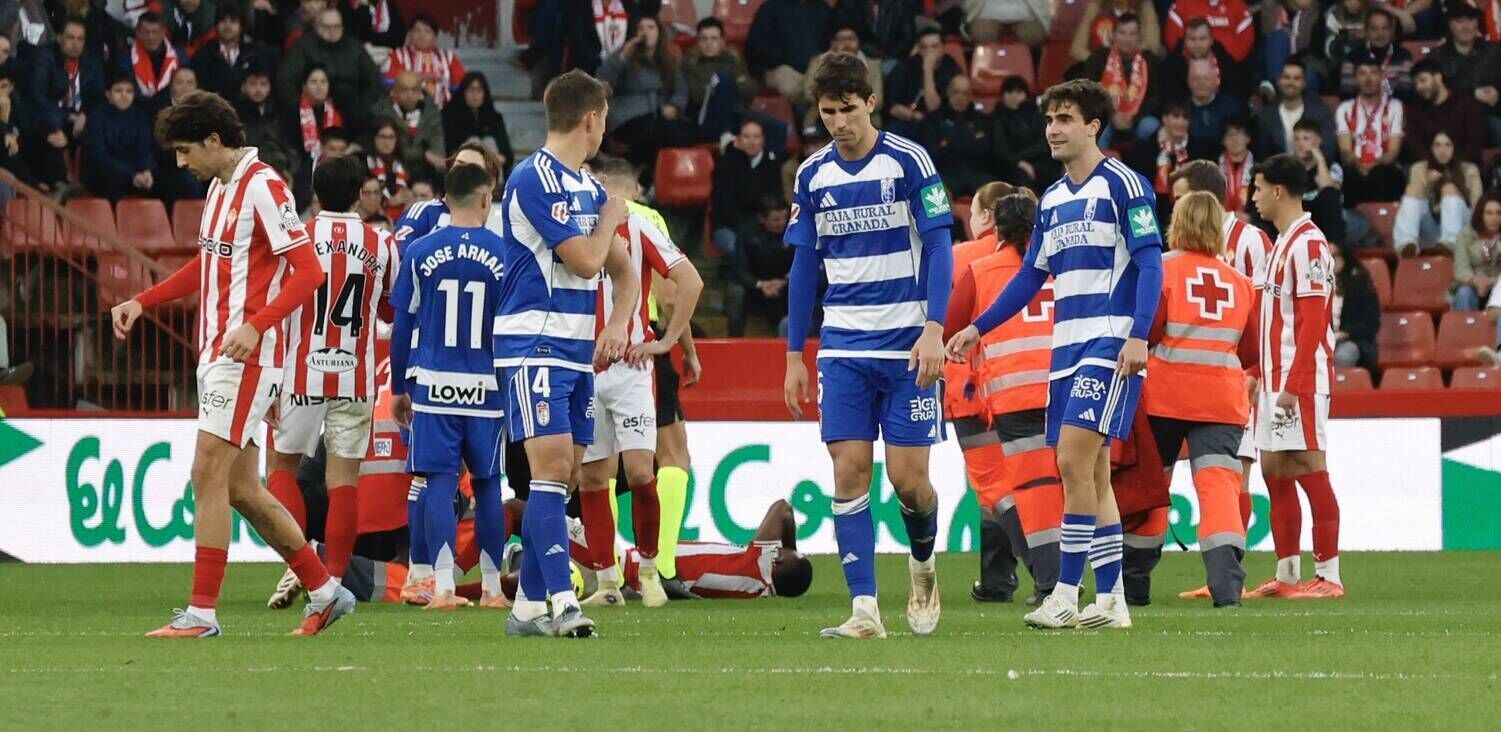 EN IMÁGENES: Gran victoria del Sporting contra el Granada en El Molinón