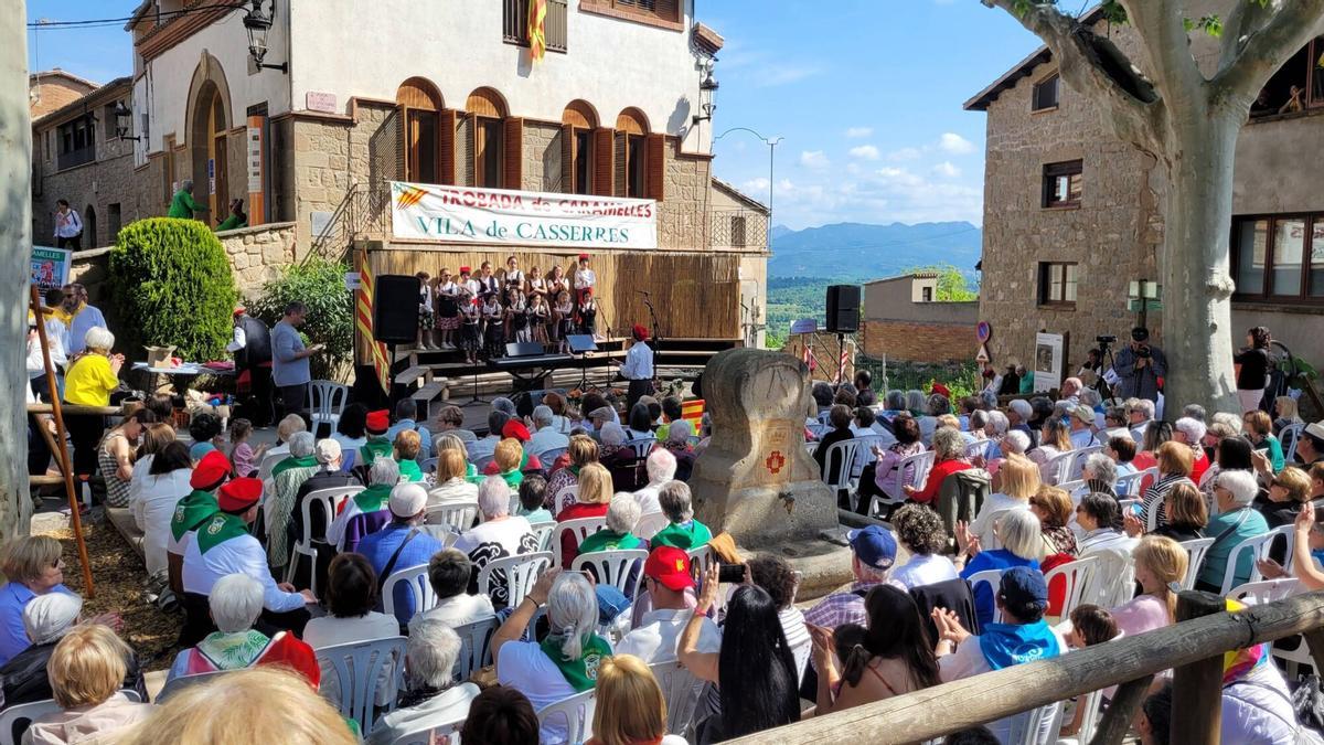 L'actuació de la Coral Infantil Sant Bartomeu de Casserres