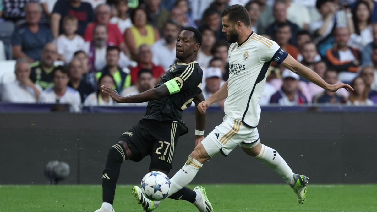 Nacho durante el encuentro ante el Union Berlin