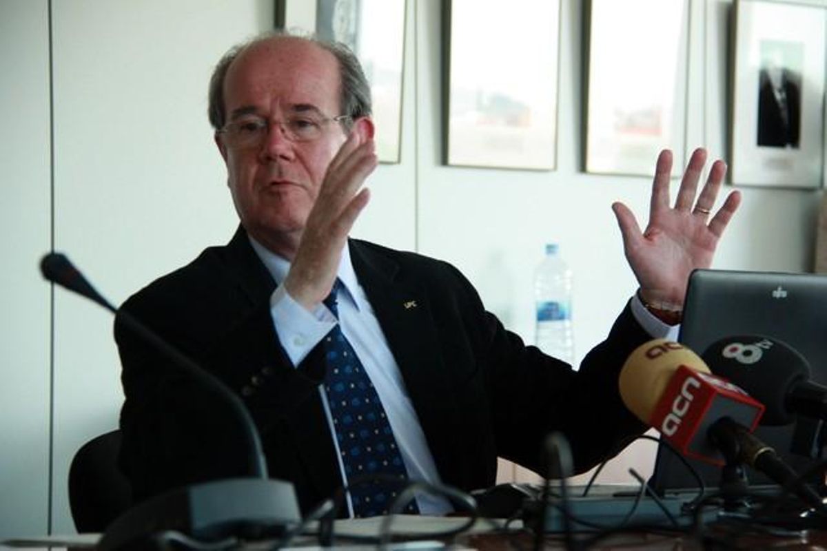Antoni Giró, rector de la UPC. Antoni Giró, rector de la UPC.