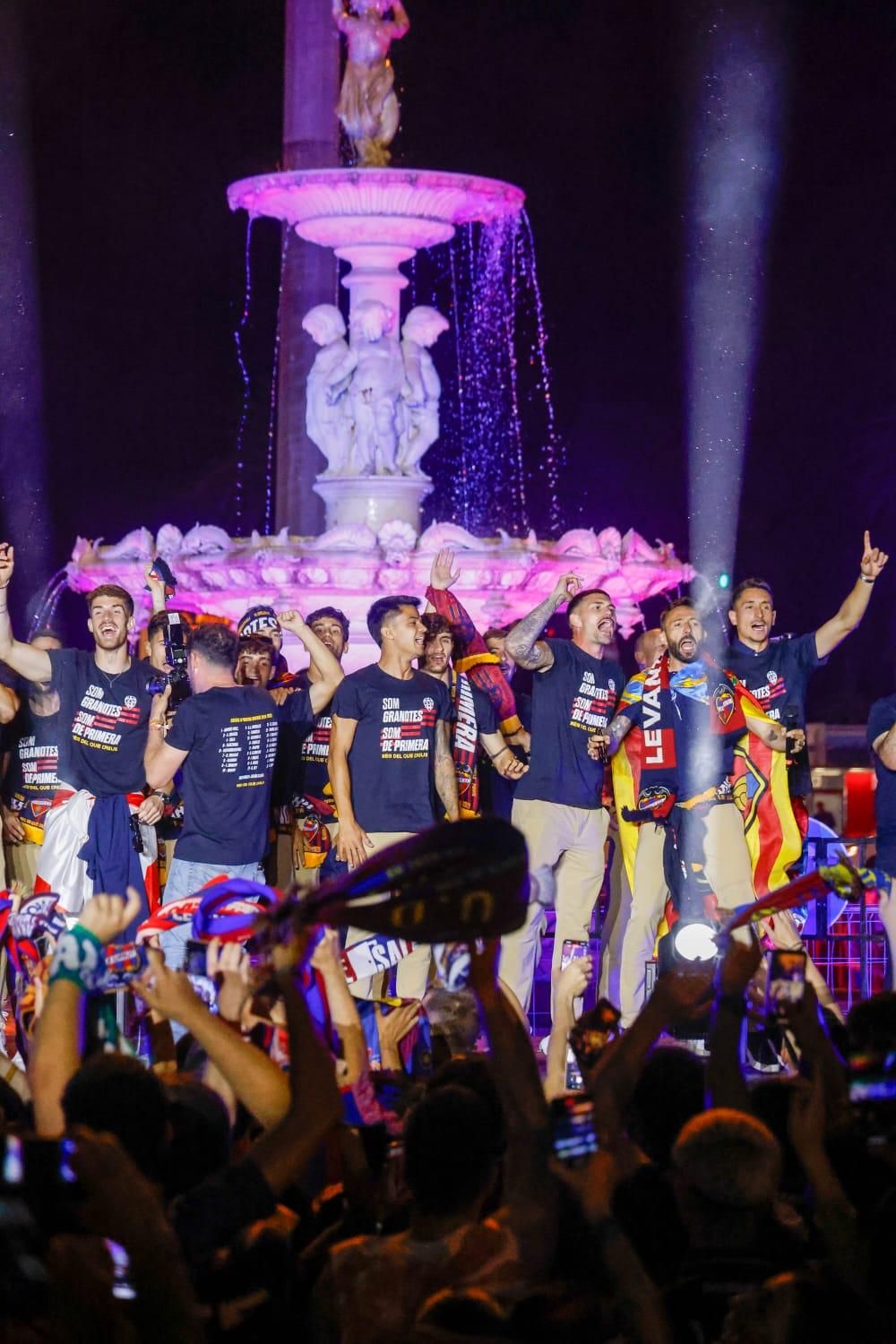 La celebración del ascenso del Levante UD, en imágenes