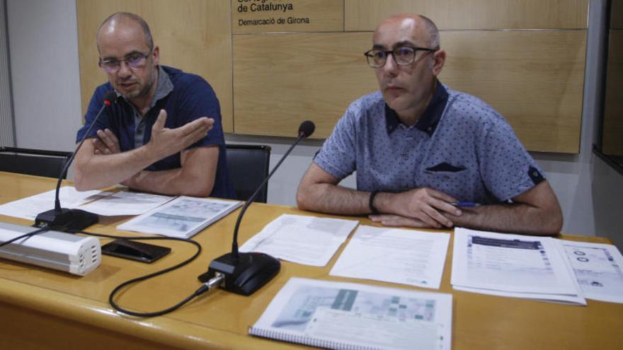 D&#039;esquerra a dreta, el president i el director tècnic de la Fundació SER.GI, Bru Pellissa i Lluís Puigdemont.