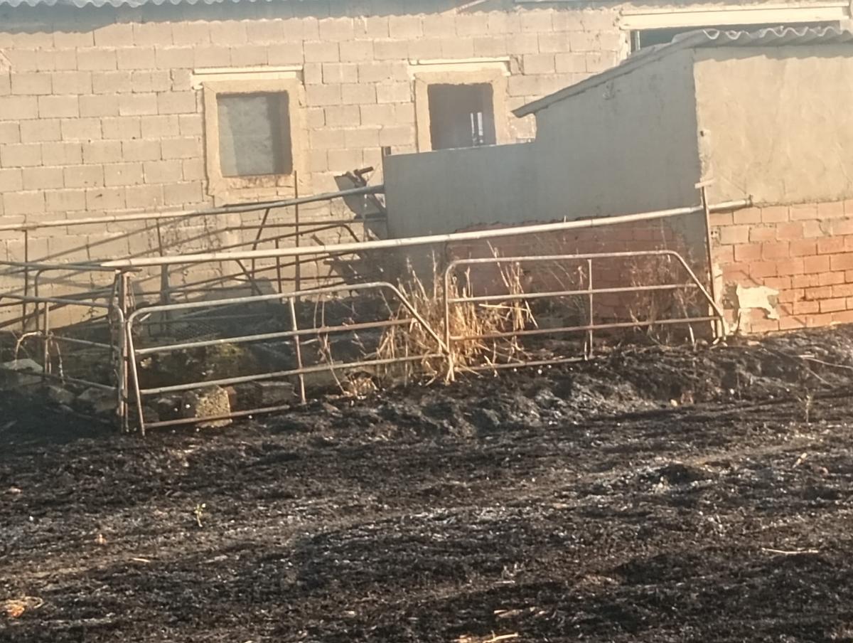 GALERÍA| Incendio de madrugada en Villalpando