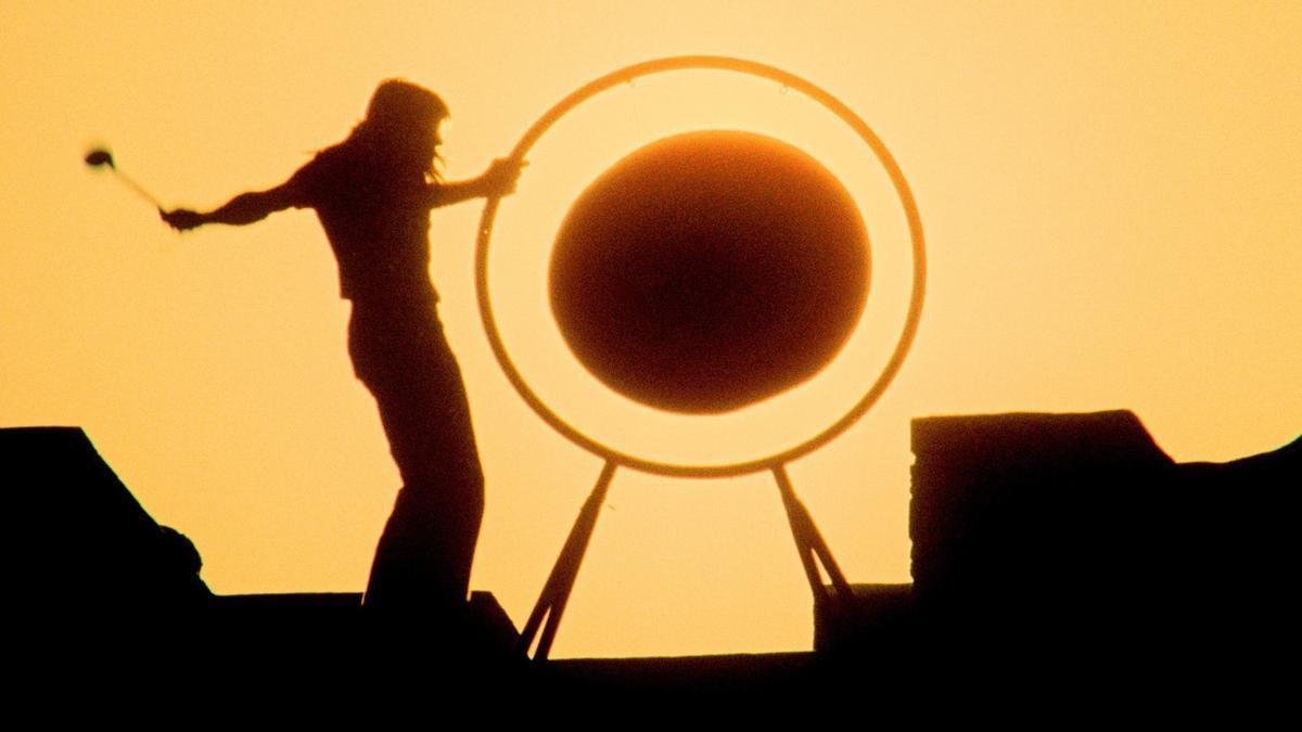 Una imagen de la película documental-concierto 'Pink Floyd at Pompeii'.