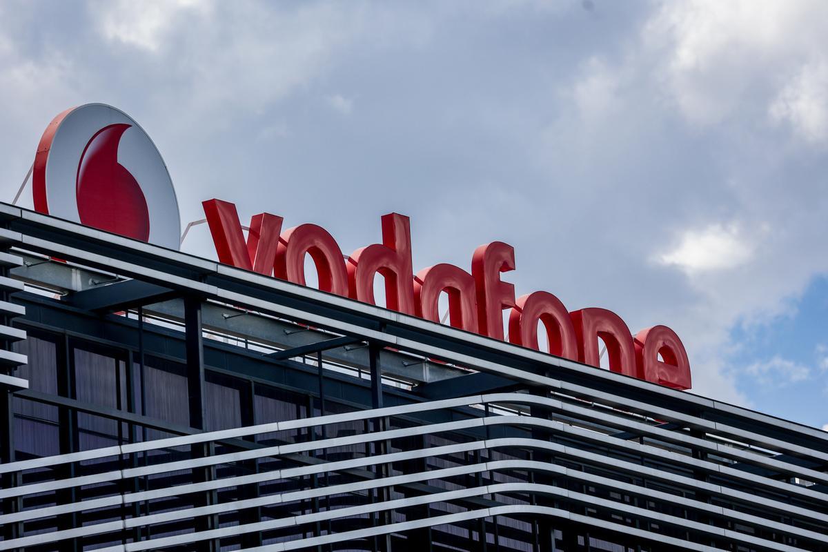 Fachada de la sede de Vodafone en Madrid