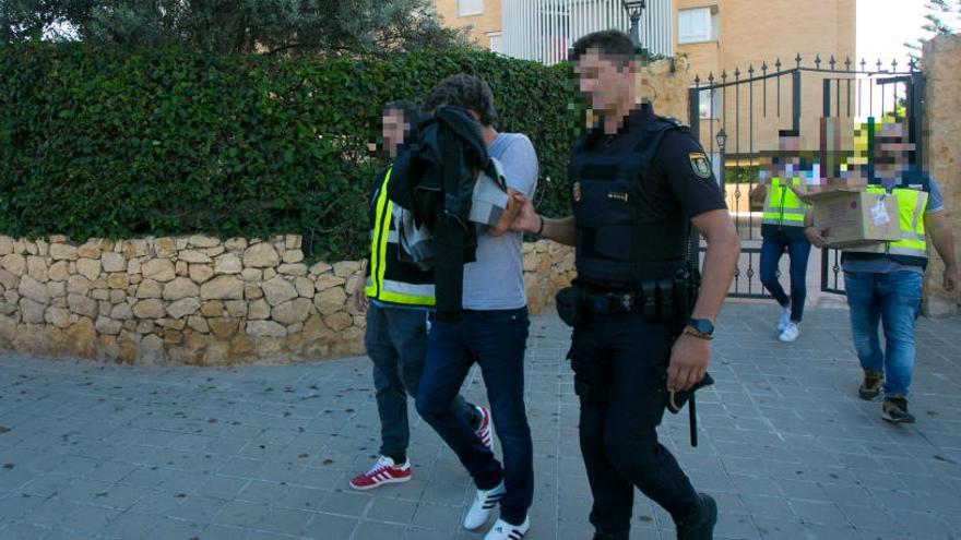 El empresario de Auto Salón, cuando fue detenido de nuevo el pasado septiembre en Alicante.