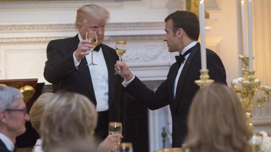 Macron y Trump demuestran su buena relación