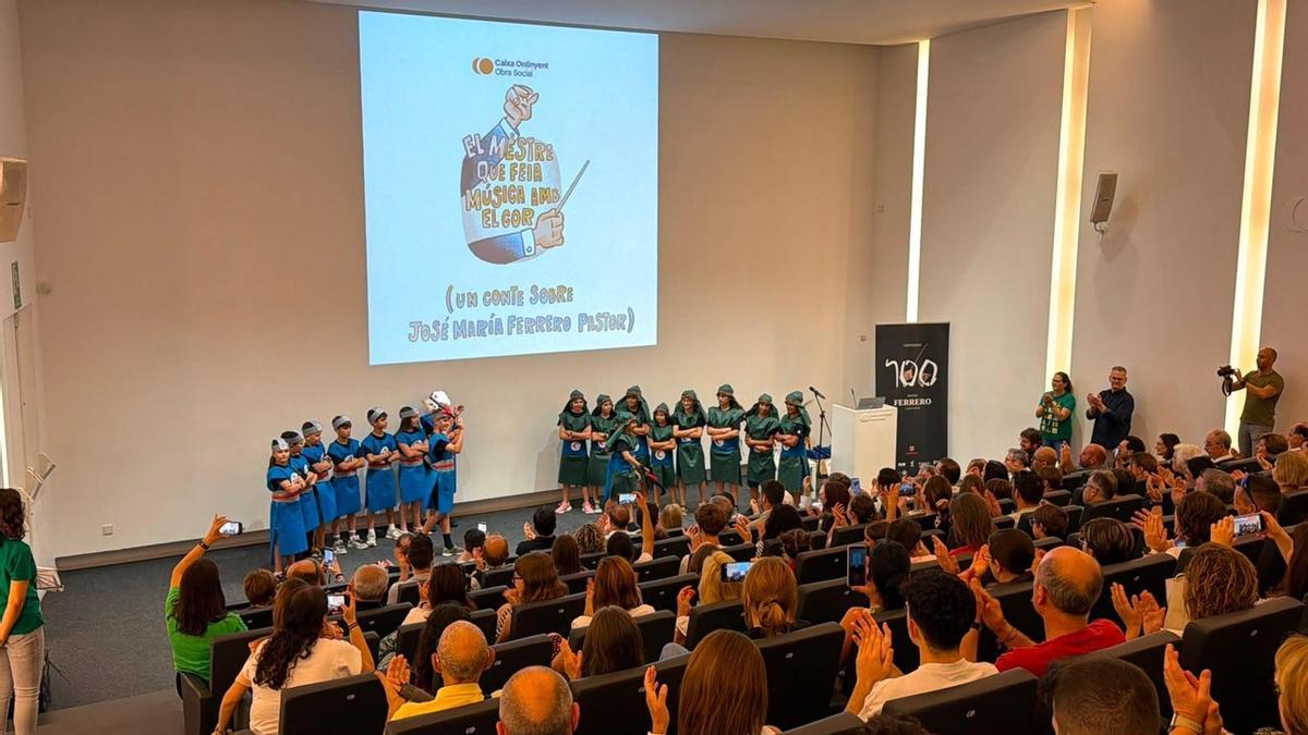 Actes celebrats pel centenari de Ferrero.