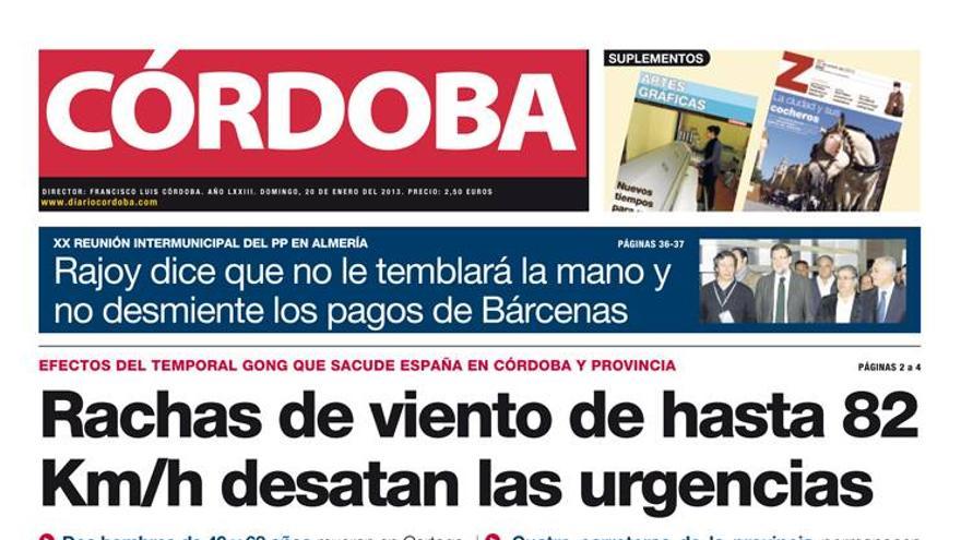 La portada de CÓRDOBA