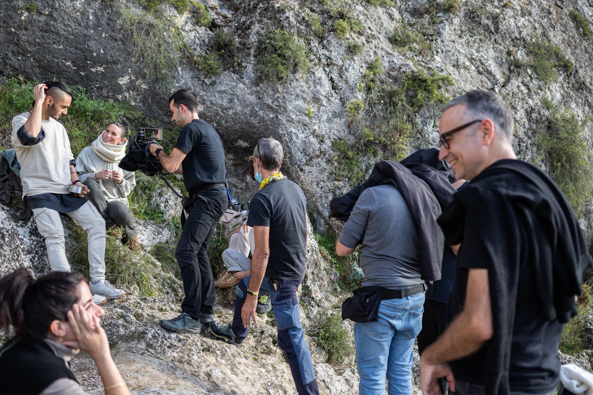 Xavi Sarrià graba en Bocairent "la nit ferida", su último videoclip