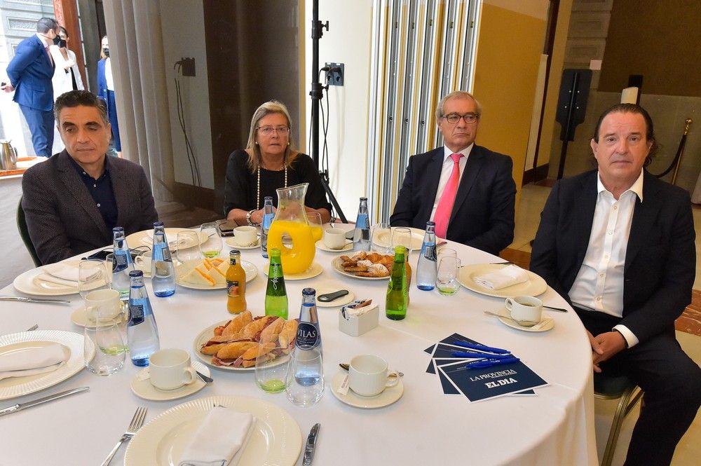 Augusto Hidalgo, en el Foro de Prensa Ibérica en Canarias