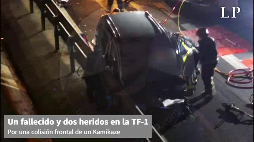 Vídeo: Un fin de semana dramático en las carreteras de Canarias