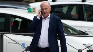 El juez Manuel García Castellón entrando en la Audiencia Nacional, en Madrid