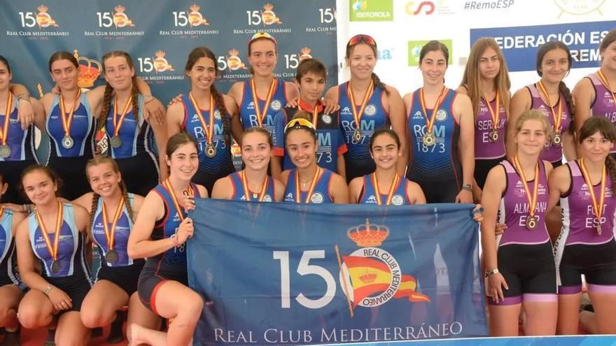 El Real Club Mediterráneo lidera el medallero en el Campeonato de España de Banco Fijo Mediterráneo