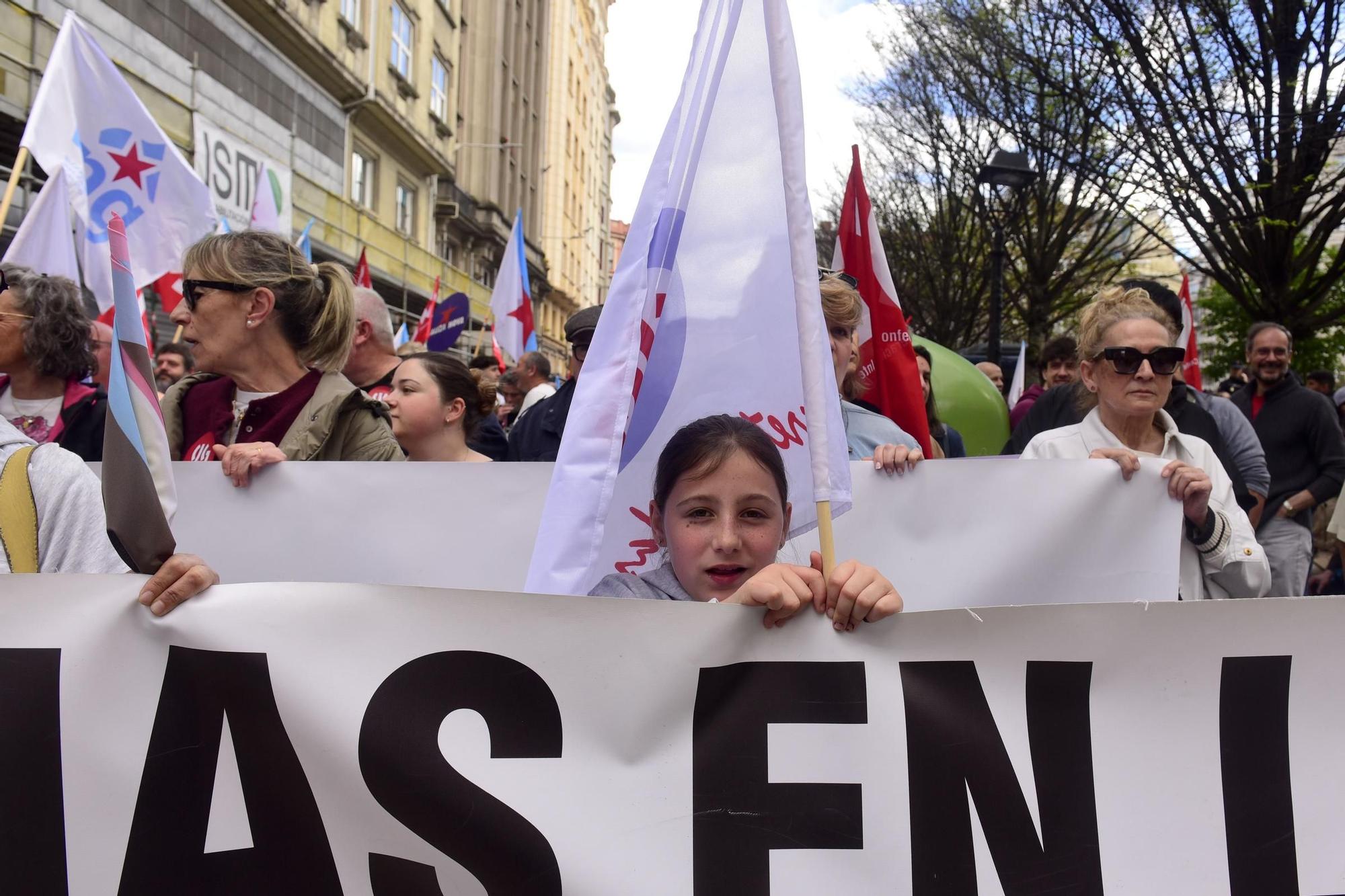 1 de mayo en A Coruña: manifestación de CIG