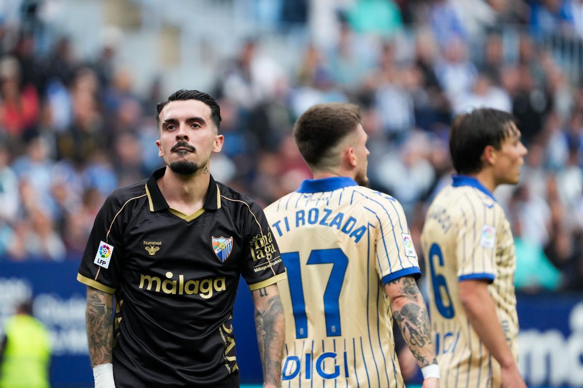 El Málaga CF - UD Las Palmas, en imágenes