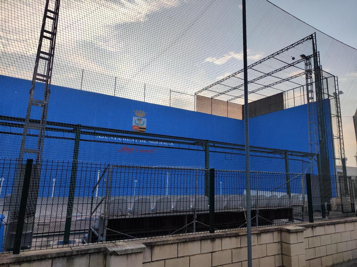 El frontón municipal, en la actualidad.