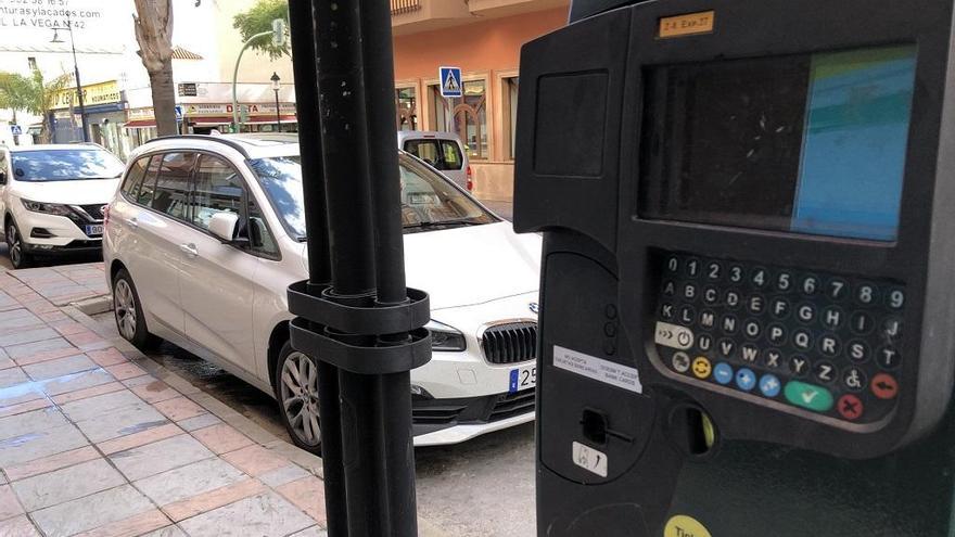 Zona azul en Fuengirola.