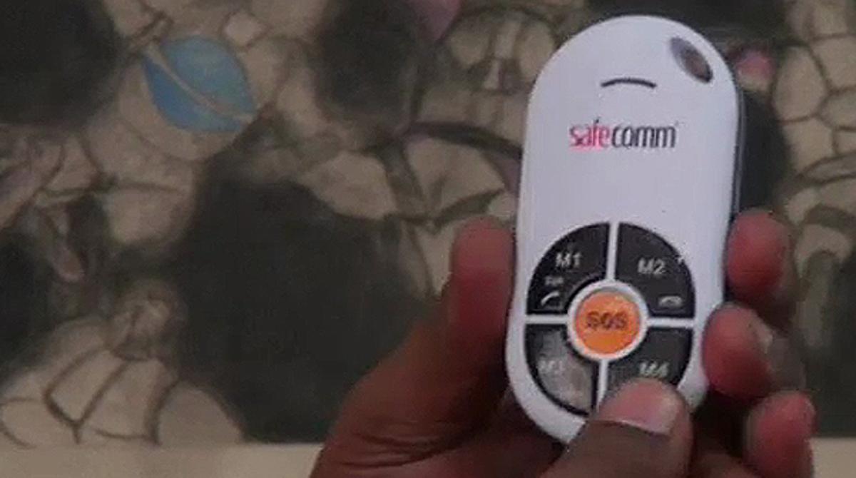 Safecomm, un nou telèfon mòbil sense pantalla.