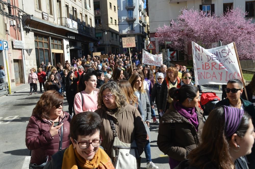 Manifestació del 8-M a Berga