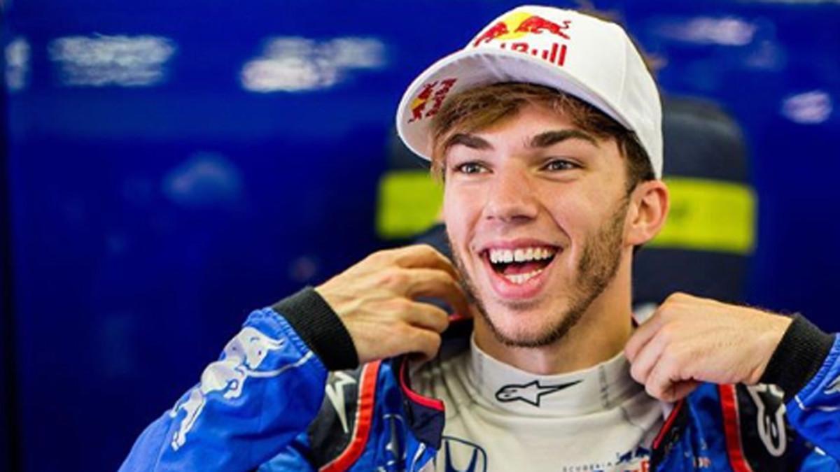 Pierre Gasly, feliz en Red Bull