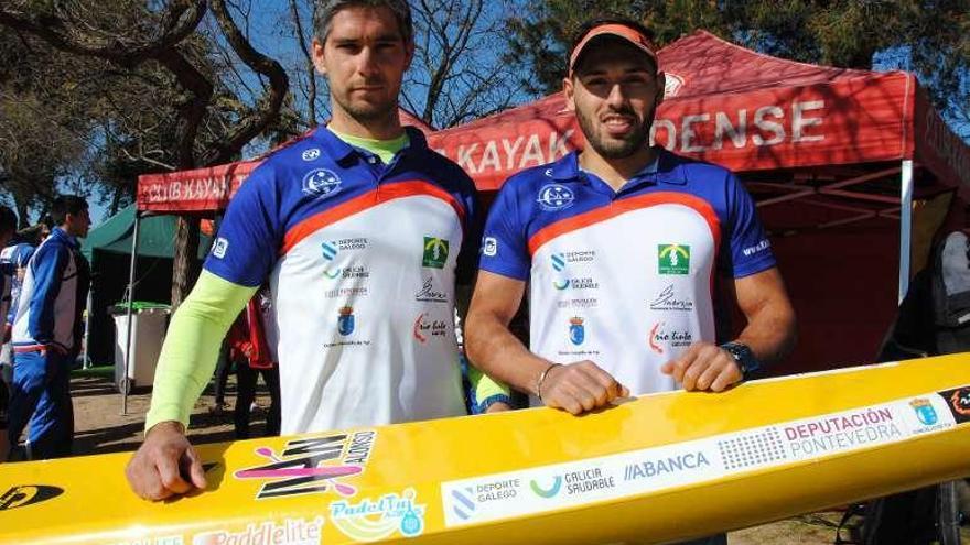 Diego Piña e Iván Alonso, en Viana do Castelo.