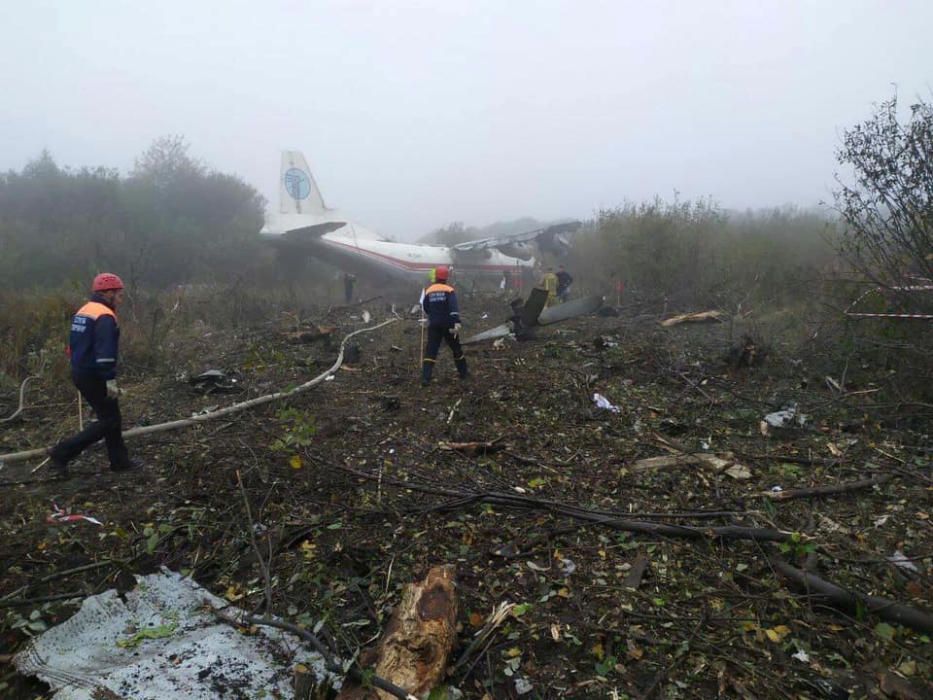 Accidente de avión en Ucrania