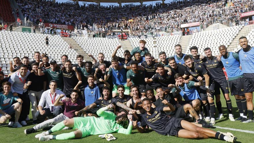 El CD Castellón venció el sábado al Real Murcia en la Codomina (en la imagen), pero hasta el domingo no cantó el alirón tras la derrota del Córdoba. | CD CASTELLÓN