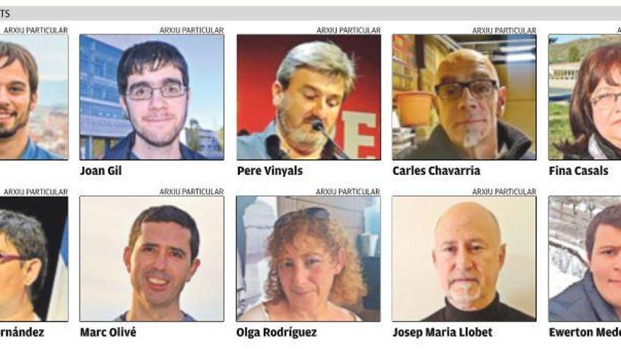 Els deu candidats.