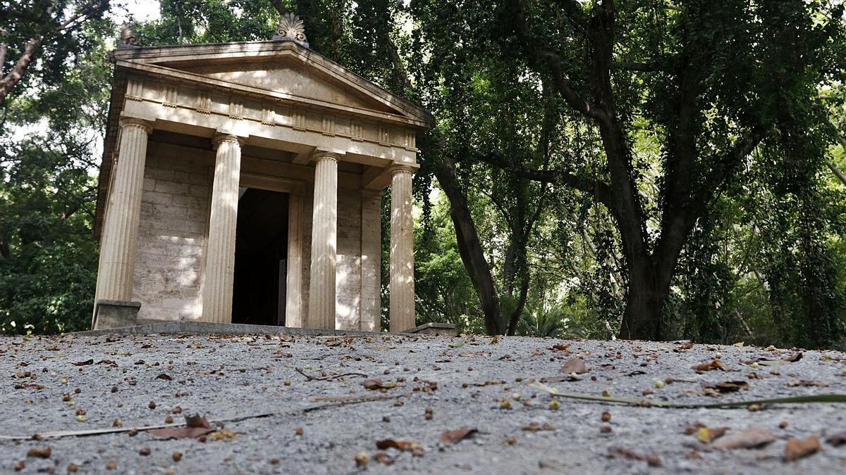 Templete del antiguo Museo Loringiano, en La Concepción.