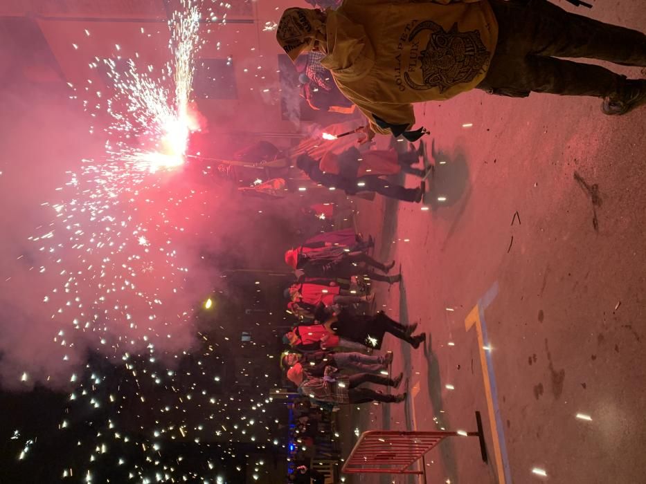 La mostra de foc del carnaval de Sallent