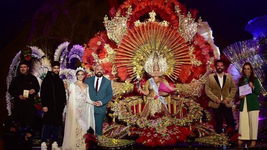Selene Roger, con la fantasía ‘Imperia’, reina del Carnaval de Puerto de la Cruz