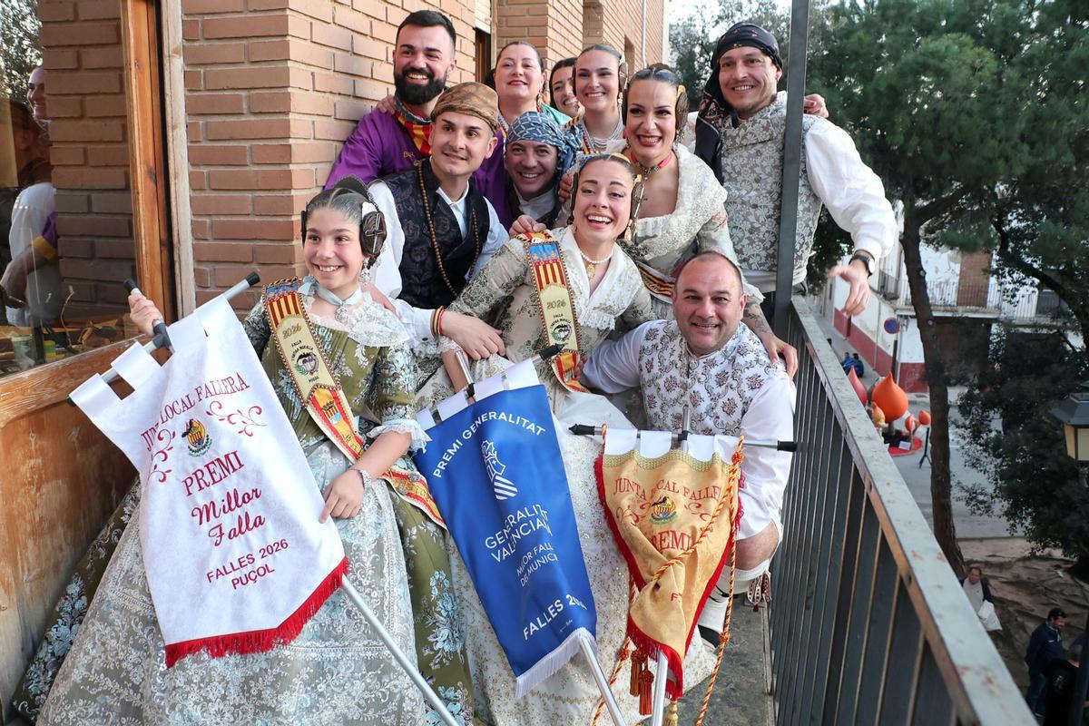 Primer premio fallas mayores de Puçol para Antiga Muralla.