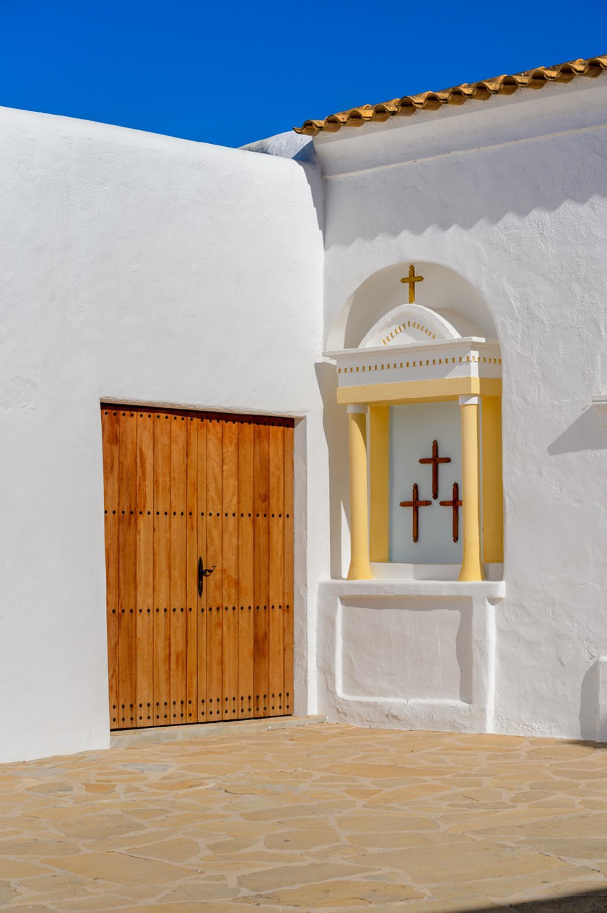 Iglesia de Sant Miquel de Balansat, en Ibiza.