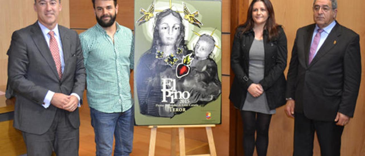 El hermano de Raquel del Rosario diseña el cartel de las fiestas del Pino 2015