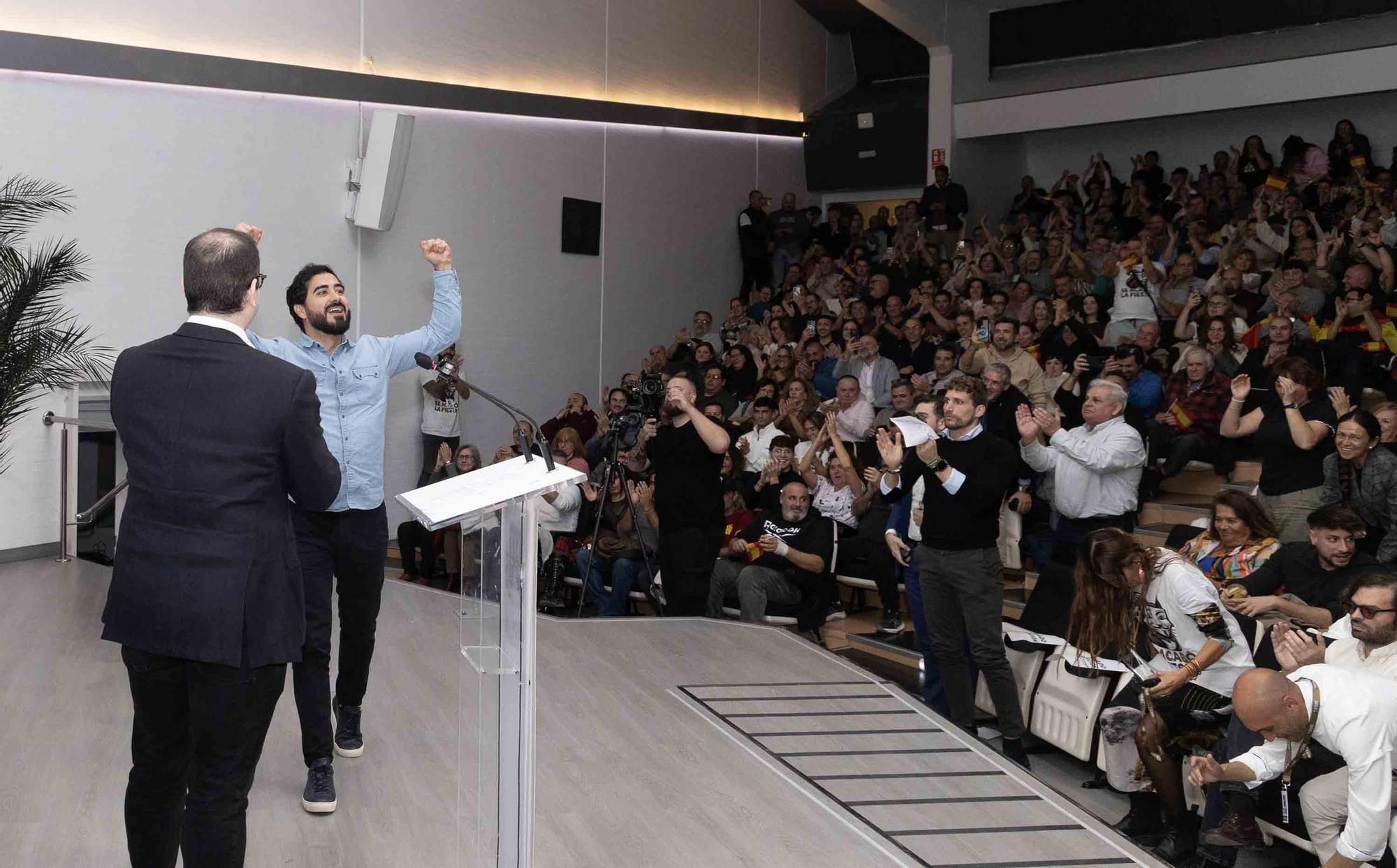 Mitin de Alvise en Alicante