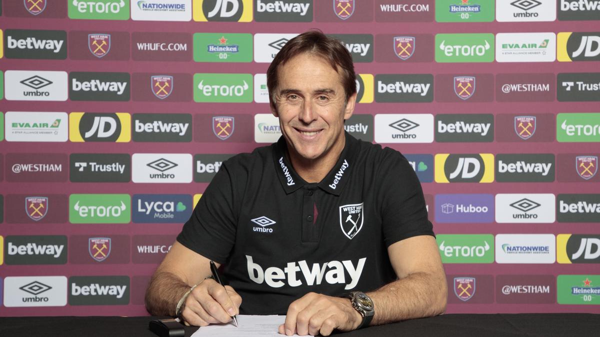 El español Julen Lopetegui, nuevo técnico del West Ham United