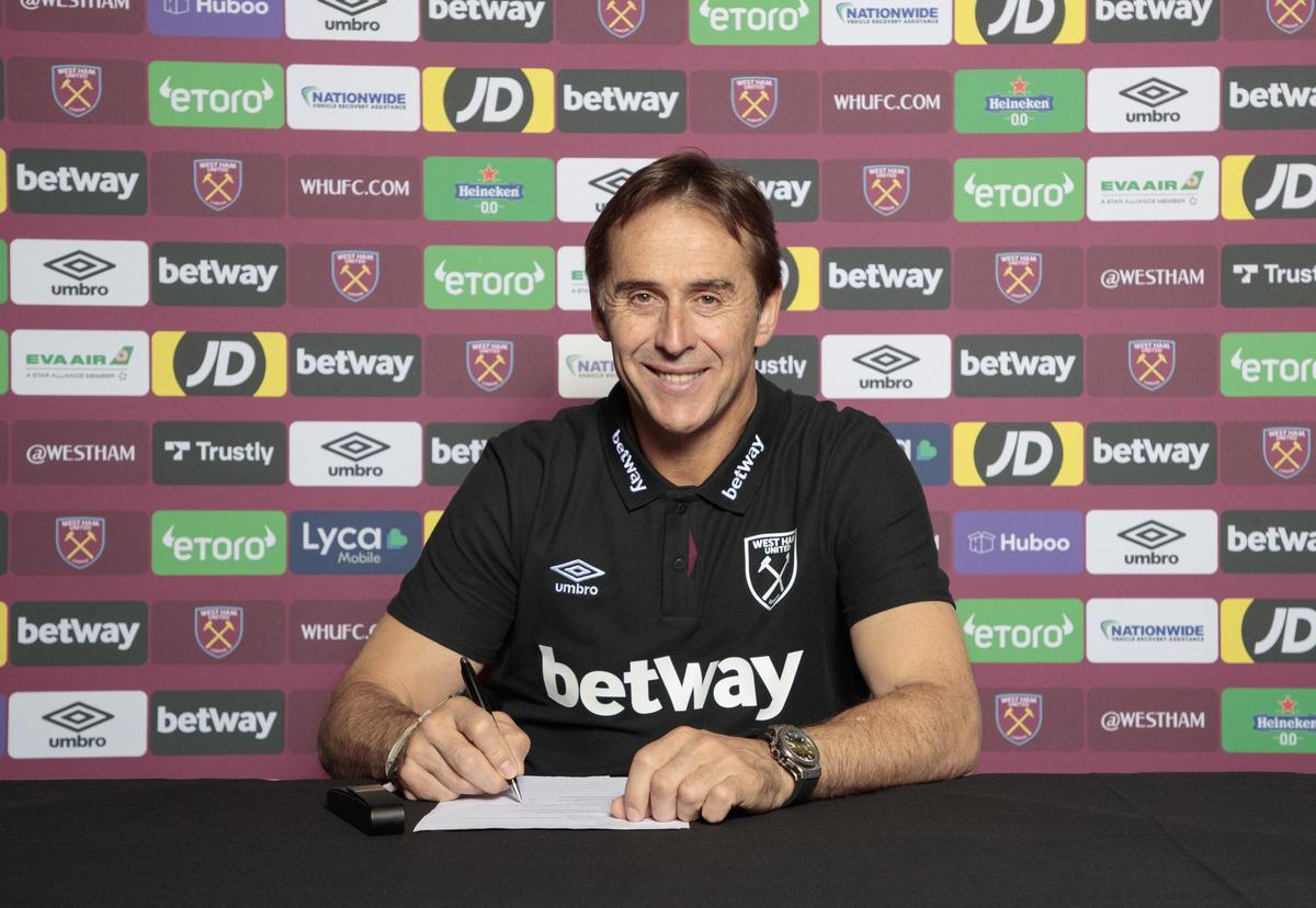 El español Julen Lopetegui, nuevo técnico del West Ham United