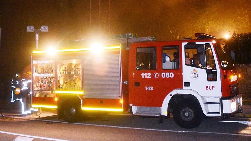 Un incendio calcina el archivo del colegio O Pelouro de Tui