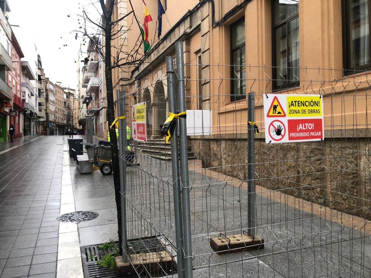 Obras en Gómez Becerra.