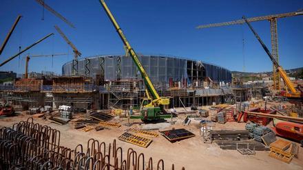 Así avanzan las obras del Spotify Camp Nou