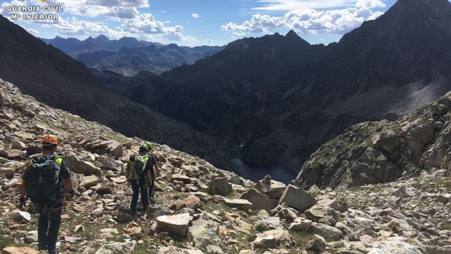 Localizado el cadáver del montañero vasco desaparecido en el Pirineo