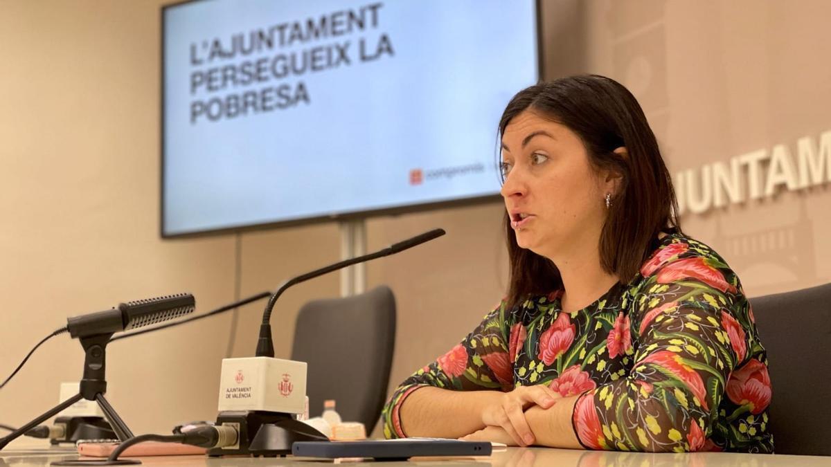 La concejala de Compromís, Lucía Beamud