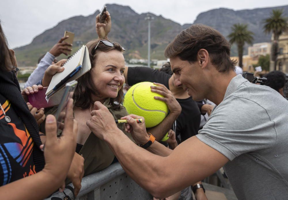 Nadal y Federer baten el récord mundial de público en Sudáfrica